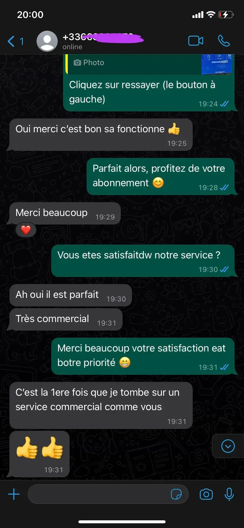 Avis client 35
